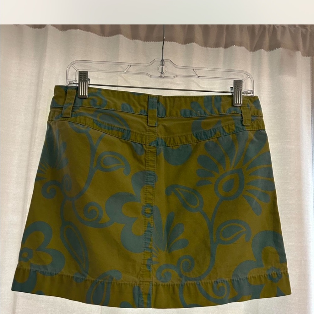 GAP Floral Mini Skirt - Green and Blue - Picture 5 of 7